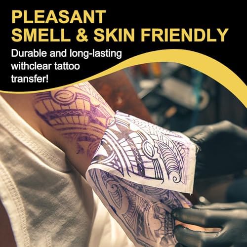 akareni gel de transferencia para tatuajes, piel suave y sin irritación.