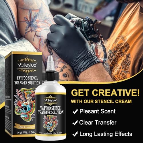 akareni gel para transferencia de plantillas, diseños tatuajes precisos.