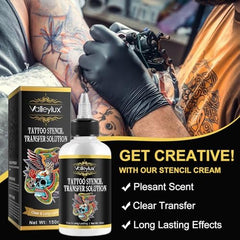 akareni gel para transferencia de plantillas, diseños tatuajes precisos.