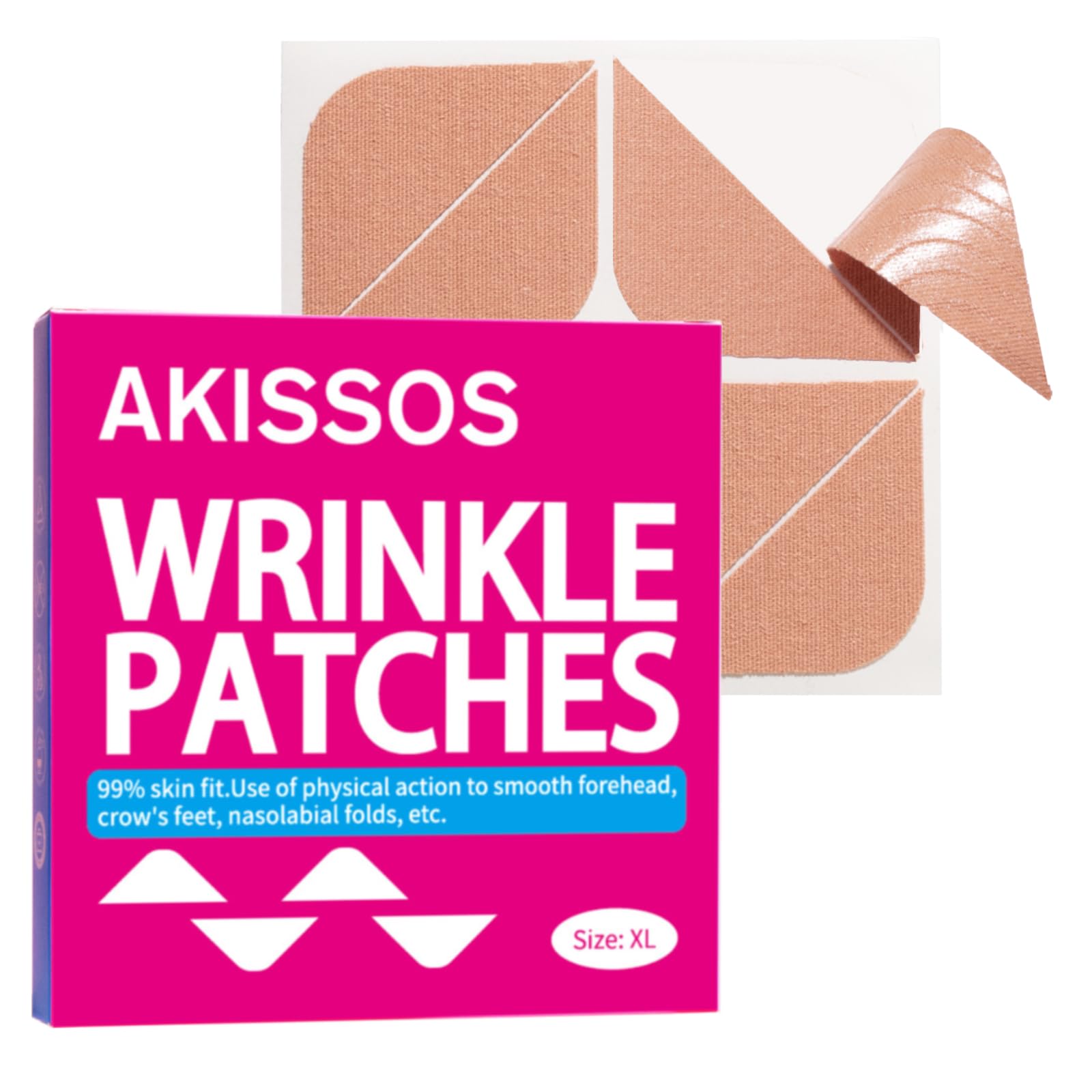 Akissos parches arrugas frente: cuidado nocturno para suavizar la frente.