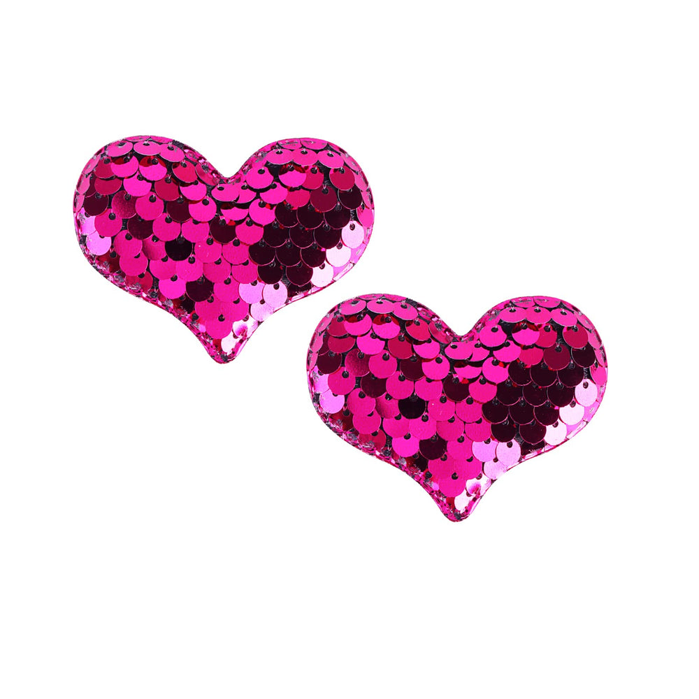Pinza AlamnoFu corazón caqui con brillo, opción suave para looks otoñales