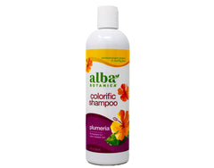 Alba Botanica Champú Plumeria Replenishing, botella elegante para limpieza suave