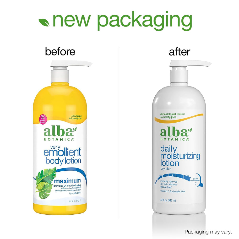 Alba Botanica: aloe vera, té verde y manzanilla para nutrición suave de la piel.