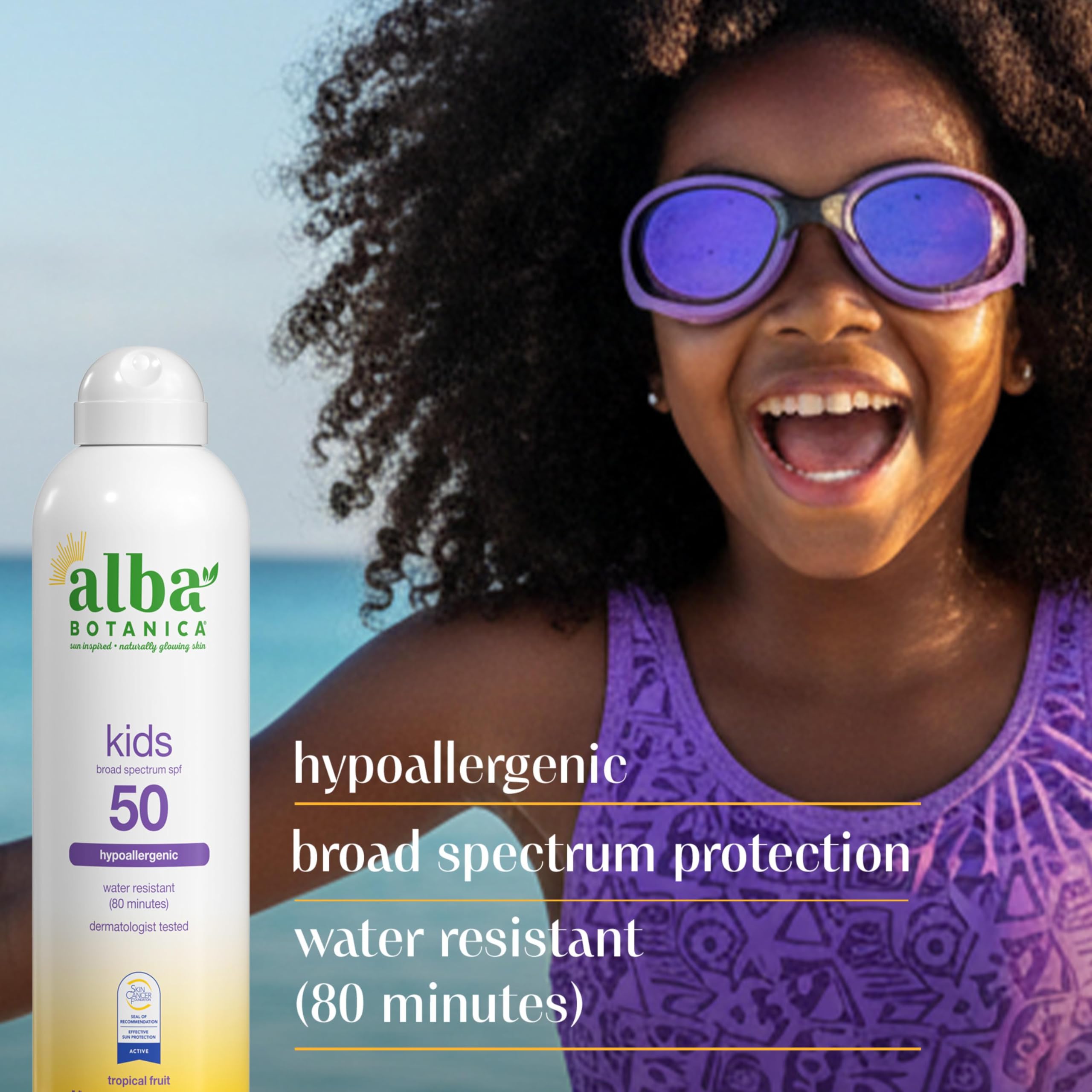 Con aloe vera y aceites vegetales, cuidado suave de la piel por Alba Botanica