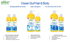 Alba Botanica Repair & Refresh Ocean Surf, cabello húmedo gana hidratación y brillo