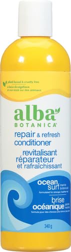 Alba Botanica Repair & Refresh Ocean Surf, etiqueta: información sobre reparación del cabello