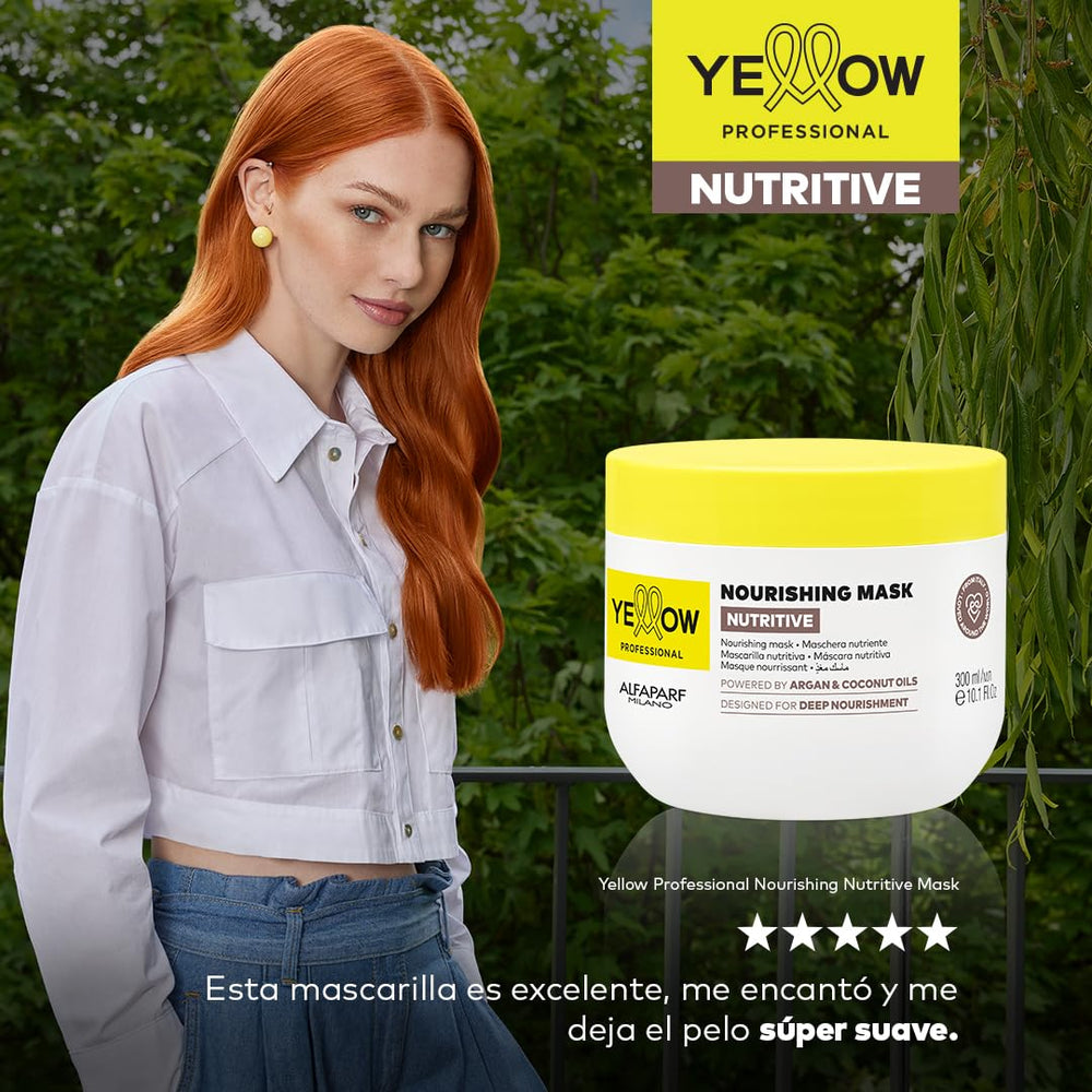 Alfaparf Milano Yellow Nutritive: línea profesional para resultados consistentes.