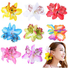 ALIMITOPIA clip flor bohemia orquídea hawaiana para peinado elegante