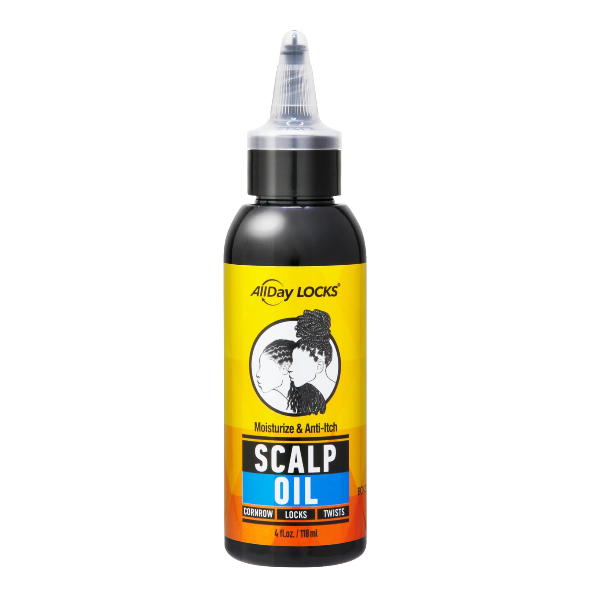 AllDay Locks Aceite Cuero Cabelludo con aplicador preciso para hidratación diaria
