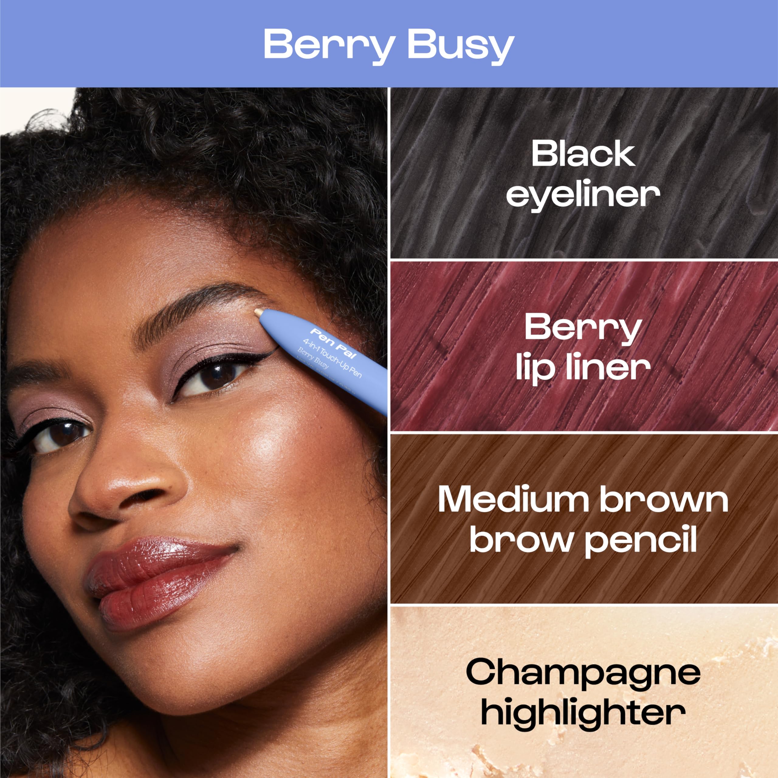 ALLEYOOP Pen Pal cejas define y enmarca el rostro con suavidad.