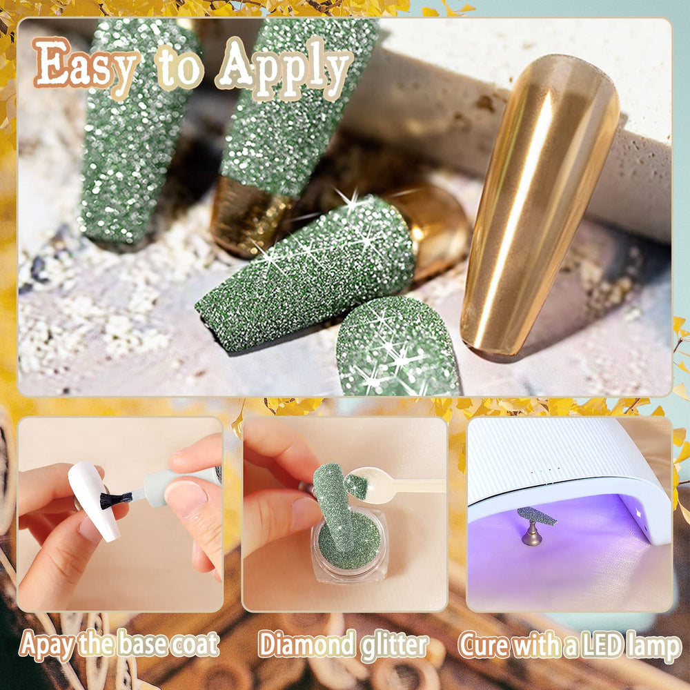 Aplicaciones Allstarry en ropa, slime, carcasas y resina con brillo.