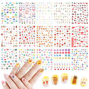 Allstarry uñas infantiles con conejito: diseño adorable para juego creativo.