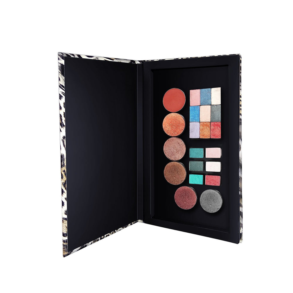 Allwon paleta magnética Leopard capacidad para 18 sombras de 1 pulgada.