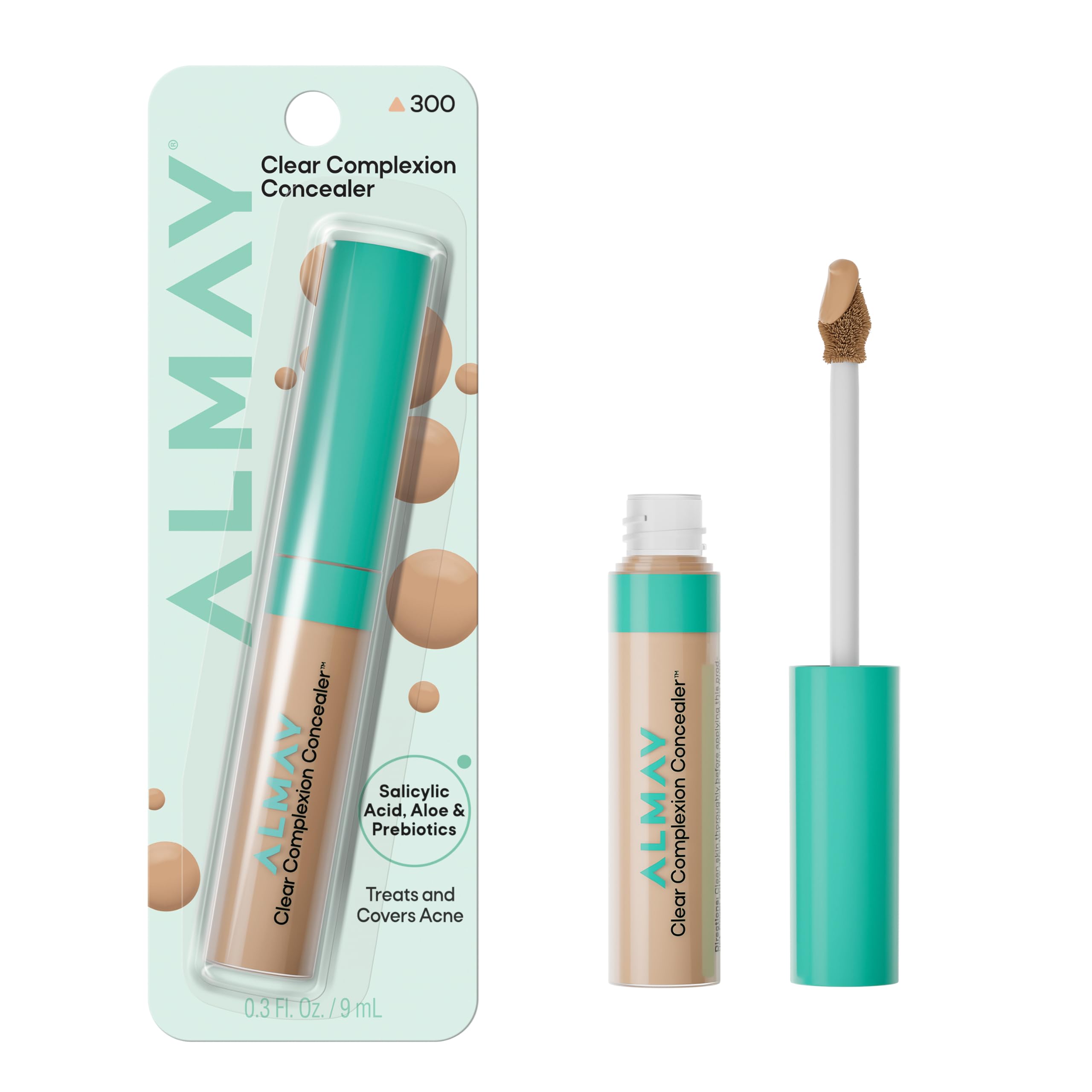 Almay Clear Complexion Concealer, botella-aplicacion: cubre imperfecciones y rojeces al instante