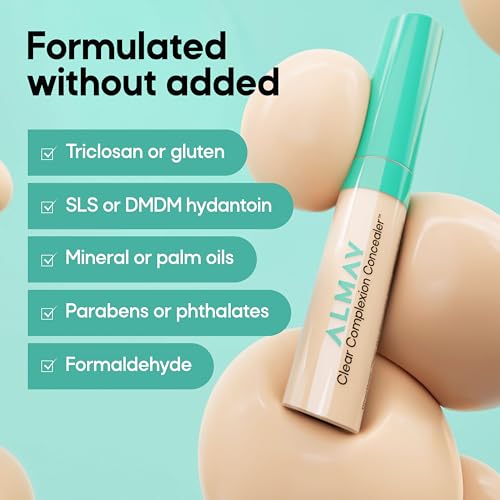 Almay Clear Complexion Concealer: contiene ácido salicílico al 2% para favorecer la claridad de poros.