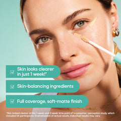 Almay Clear Complexion Concealer, ingredientes-salicilico-2: apoyo suave para brotes y poros