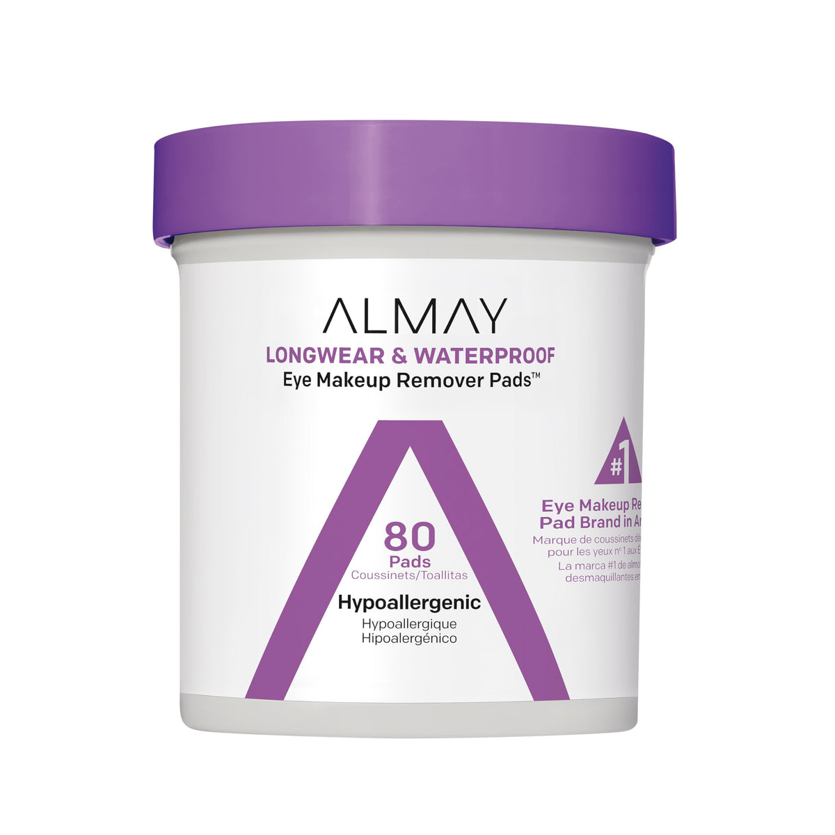 Almay discos desmaquillantes para ojos eliminan maquillaje de larga duración sin enjuague.