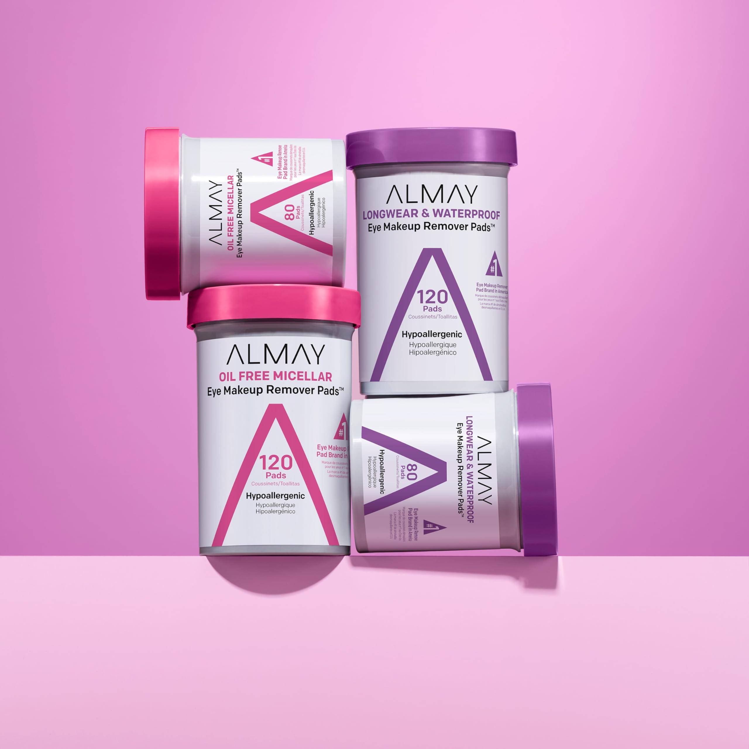 Almay limpieza ocular delicada apta para ojos sensibles y uso diario.