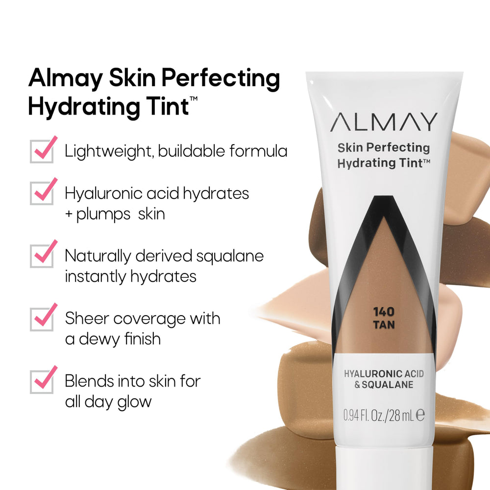 Almay tono bronceado 140 para piel cálida.