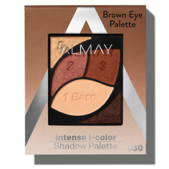 Almay paleta sombra marrón 01: tonos versátiles para looks diarios en ojos marrones.