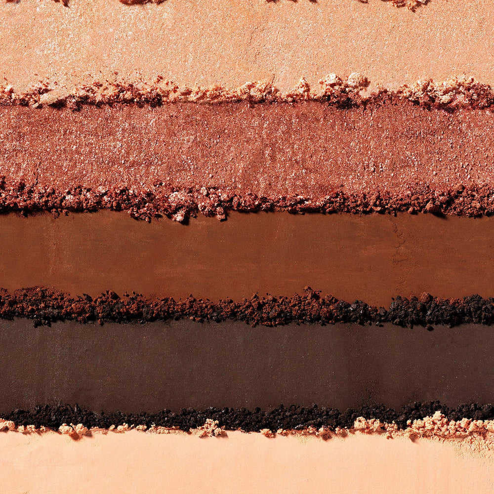 Almay paleta sombra marrón 02: colores suaves para transiciones sin esfuerzo.