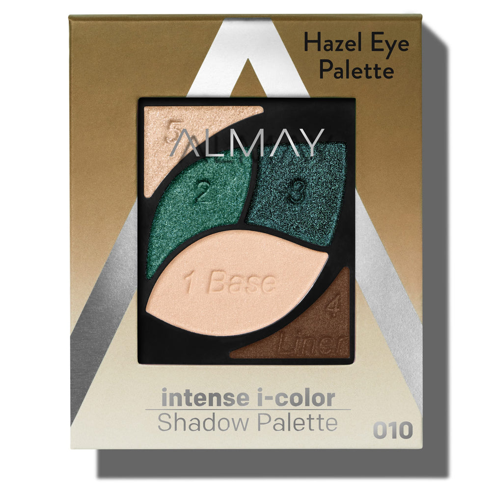 Almay Paleta Sombras Avellana para Ojos, tono cálido ideal para maquillaje diario.