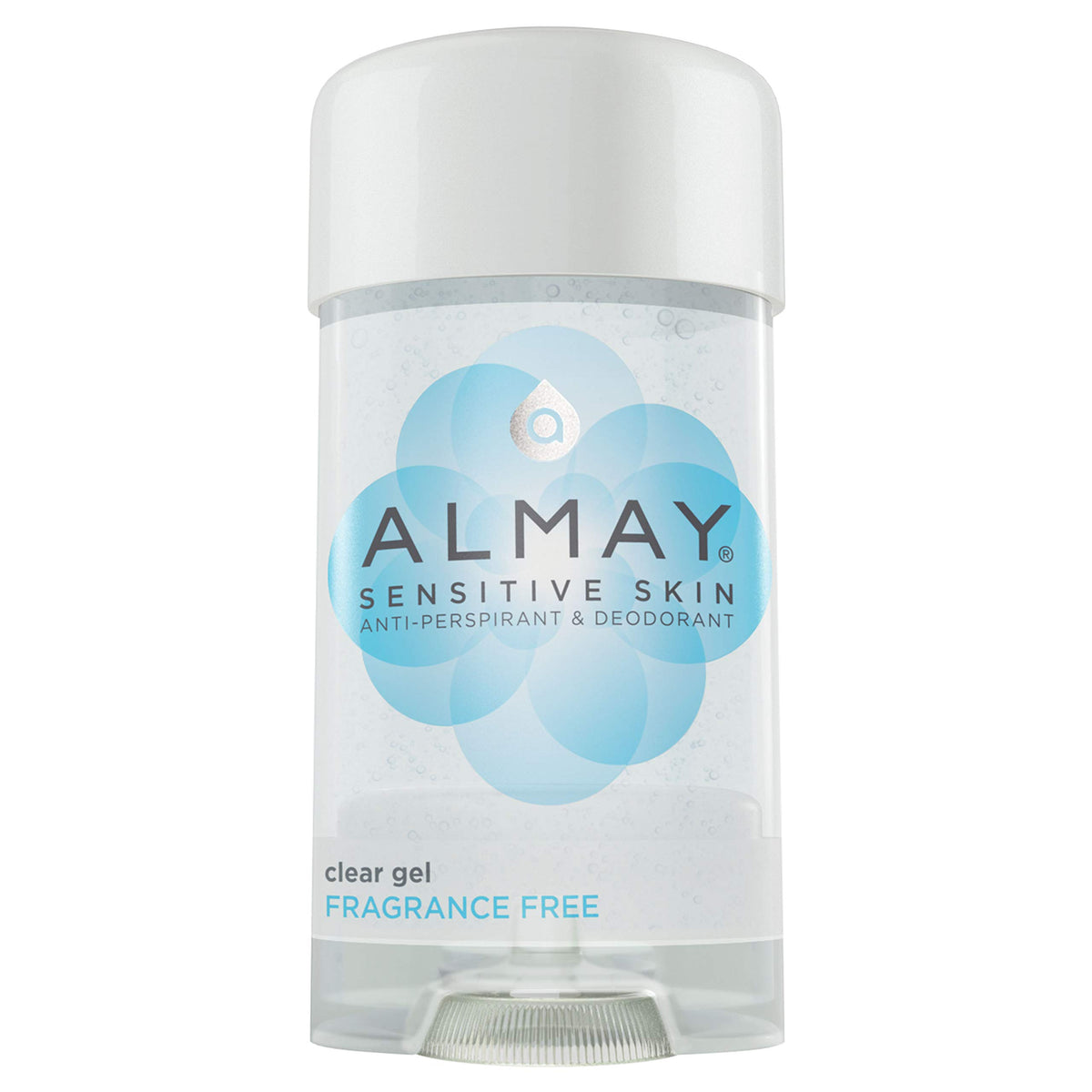 Almay gel claro para piel sensible, protección diaria en el formato stick de 6 unidades.