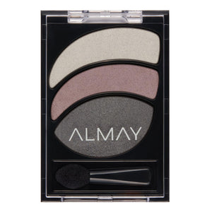 Almay Paleta Trío de Sombras Lavanda Bruma: tonos suaves para un look luminoso y duradero.