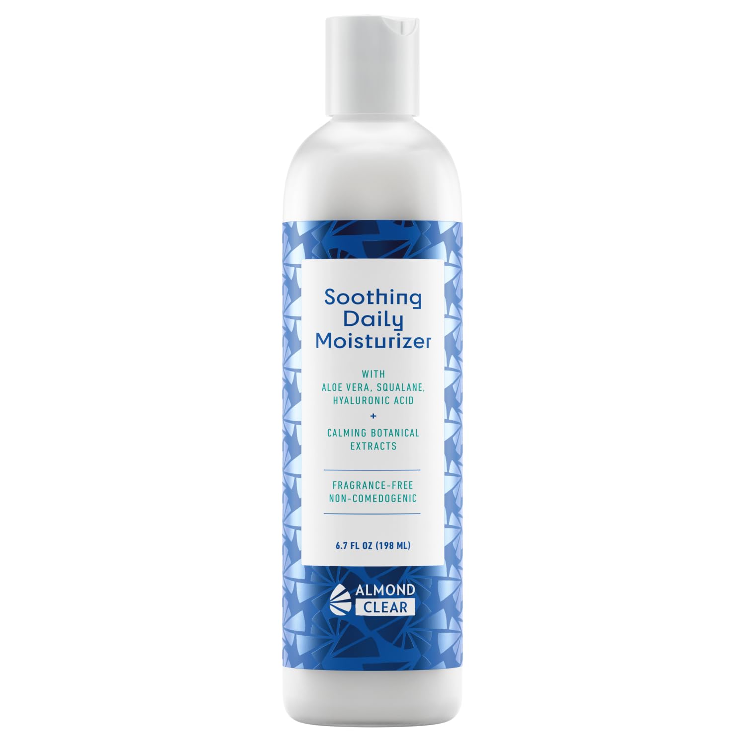 Almond Clear hidratante ligero para rostro y cuerpo con absorción rápida.