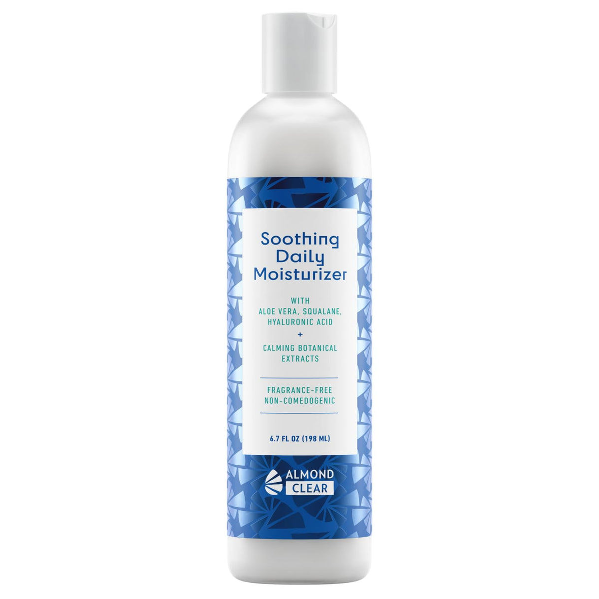Almond Clear hidratante ligero para rostro y cuerpo con absorción rápida.