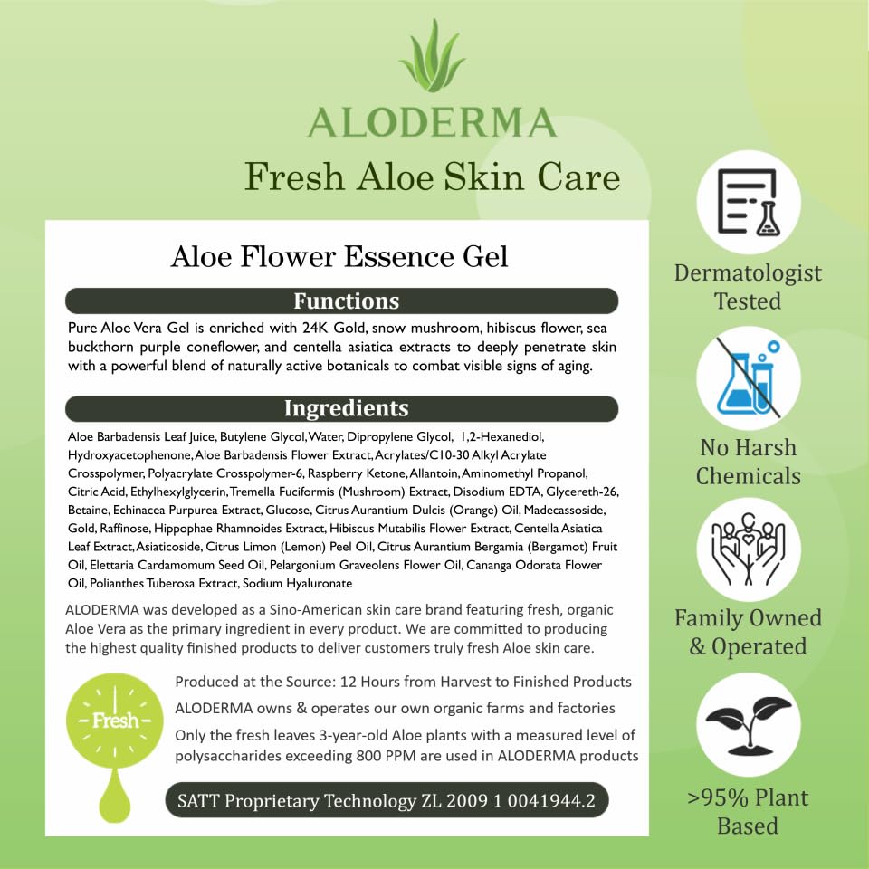 Cuidado para piel madura y sensible con Aloderma.