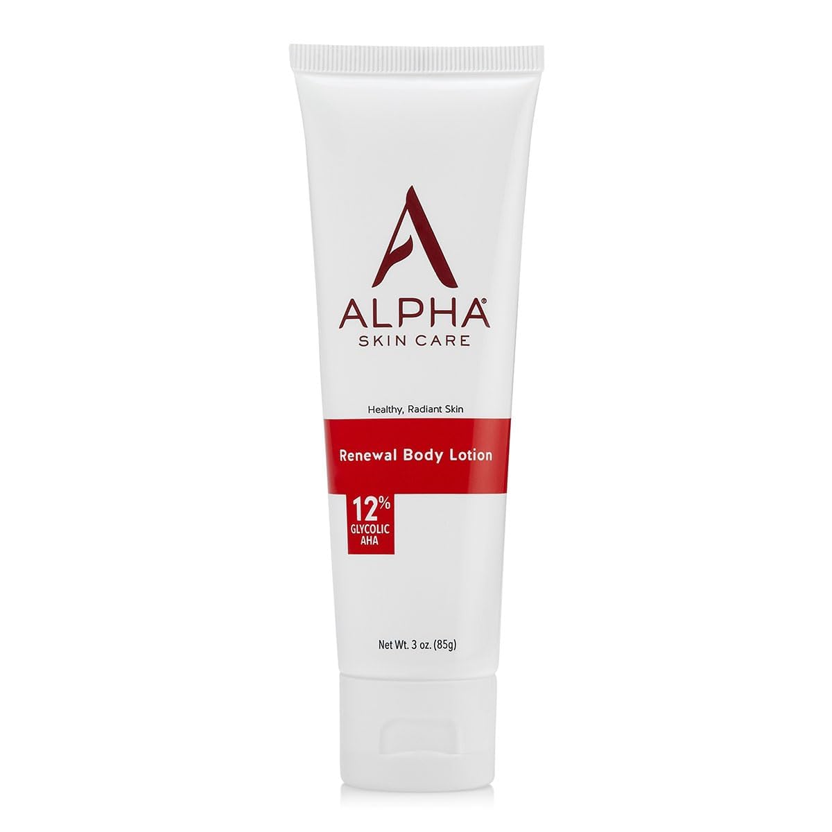 Alpha Skin Care locion corporal 12% AHA en bote para piel suave y renovada.