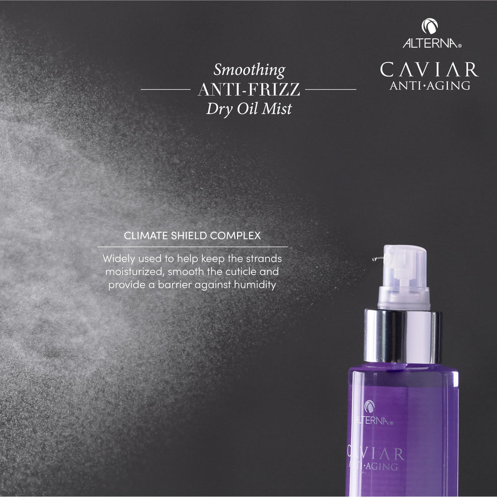 Fórmula apta para cabello teñido de Alterna Caviar Anti-Aging.