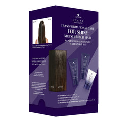 Alterna CAVIAR Humectación Champú, primer plano, aporta hidratación intensa para cabello seco.