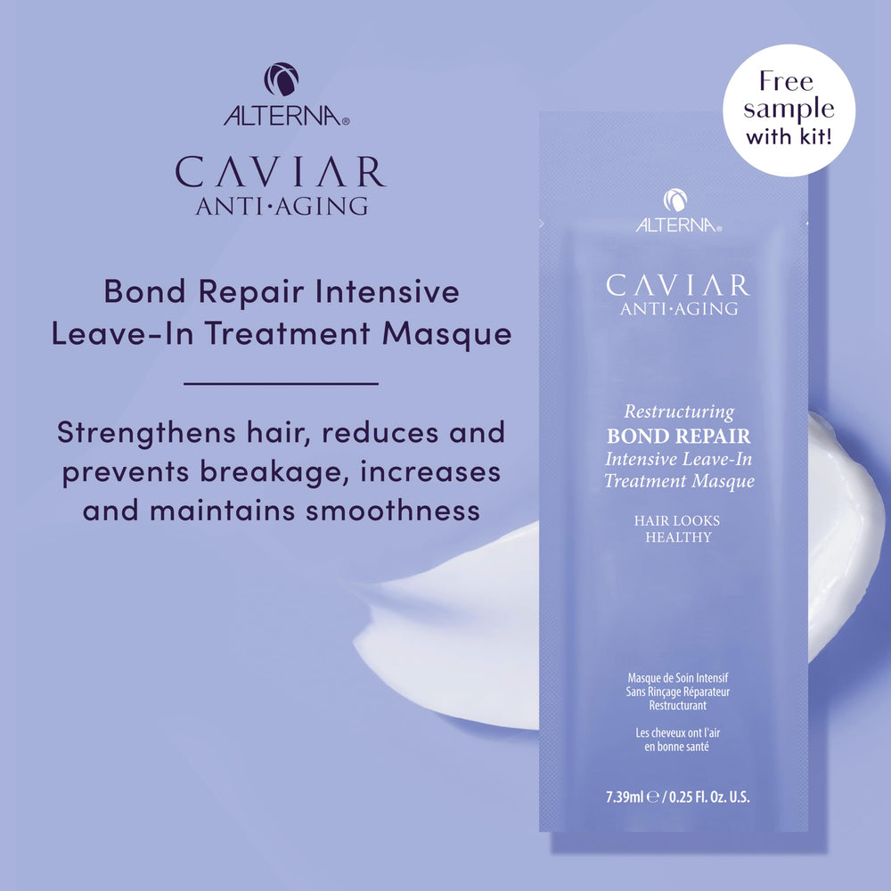Extracto de Caviar de Alterna, textura rica en Omega para cabello.