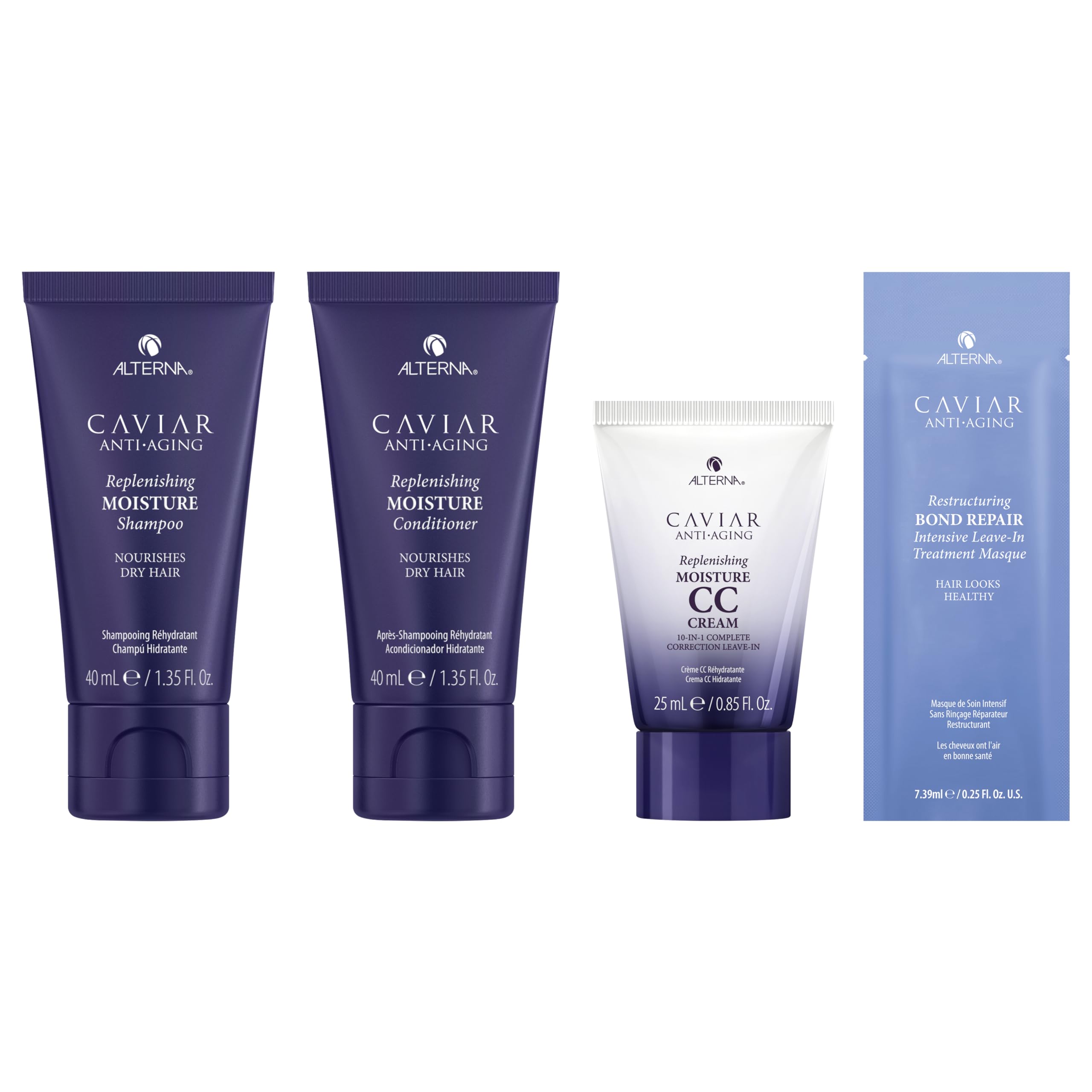 Alterna Kit de Muestras Empaque en primer plano, experiencia de marca.