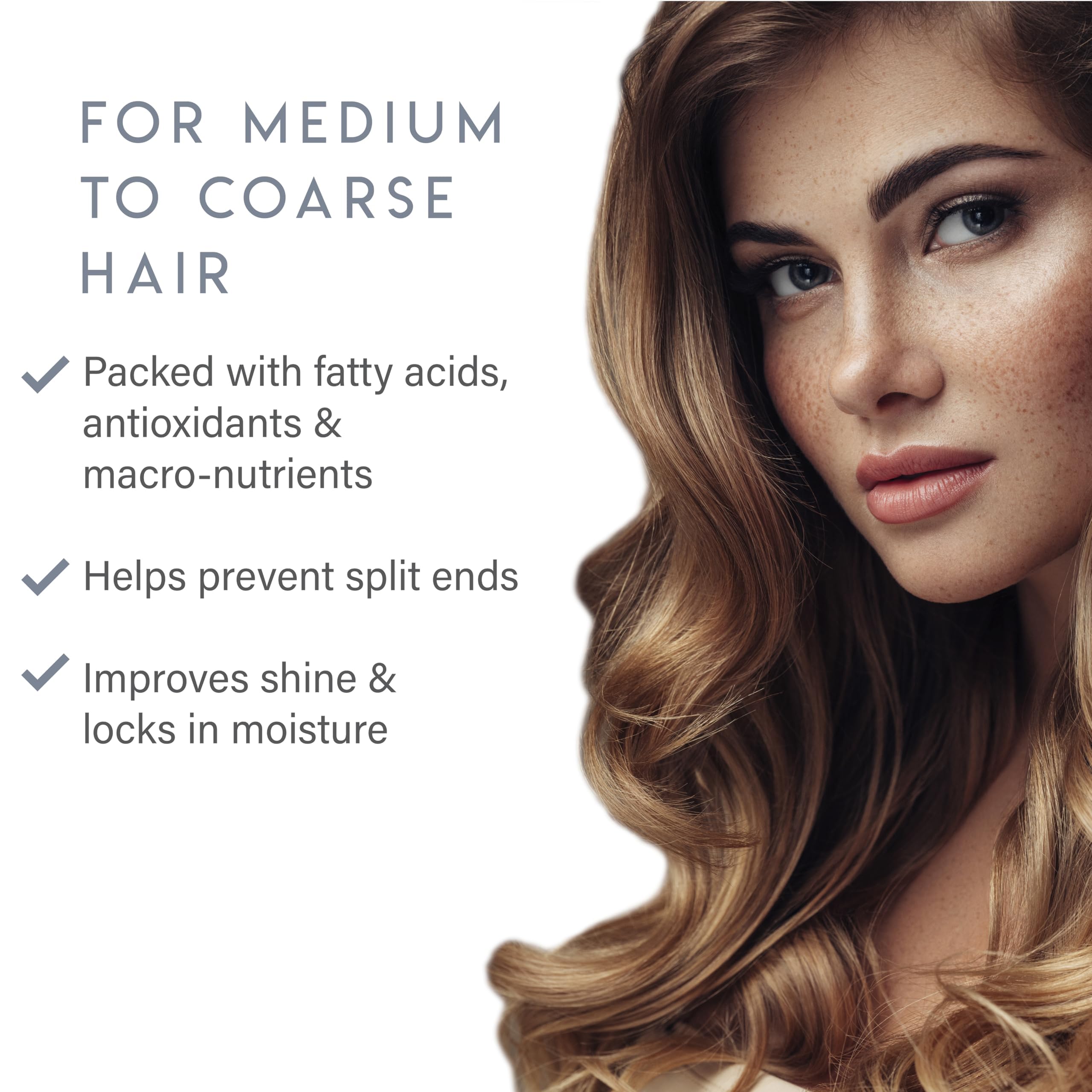 ALURAM Acondicionador Agua de Coco, brillo visible tras enjuague para cabello sano