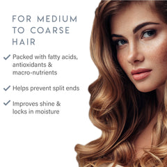ALURAM Acondicionador Agua de Coco, brillo visible tras enjuague para cabello sano