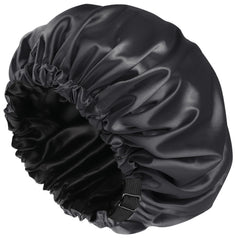 Gorro de ducha Amamba con forro de seda protege el cabello al ducharse.