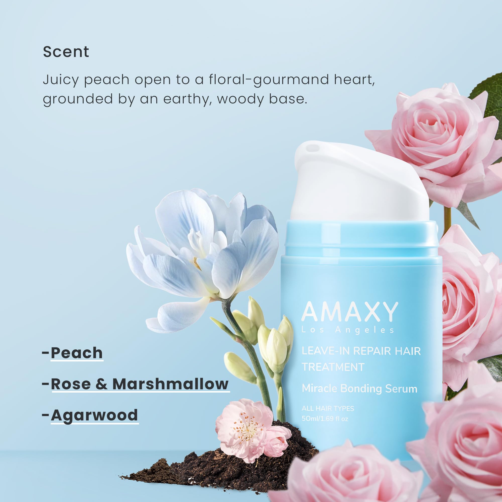 AMAXY Miracle Bonding Serum: libre de sulfatos y crueldad para cabello teñido.