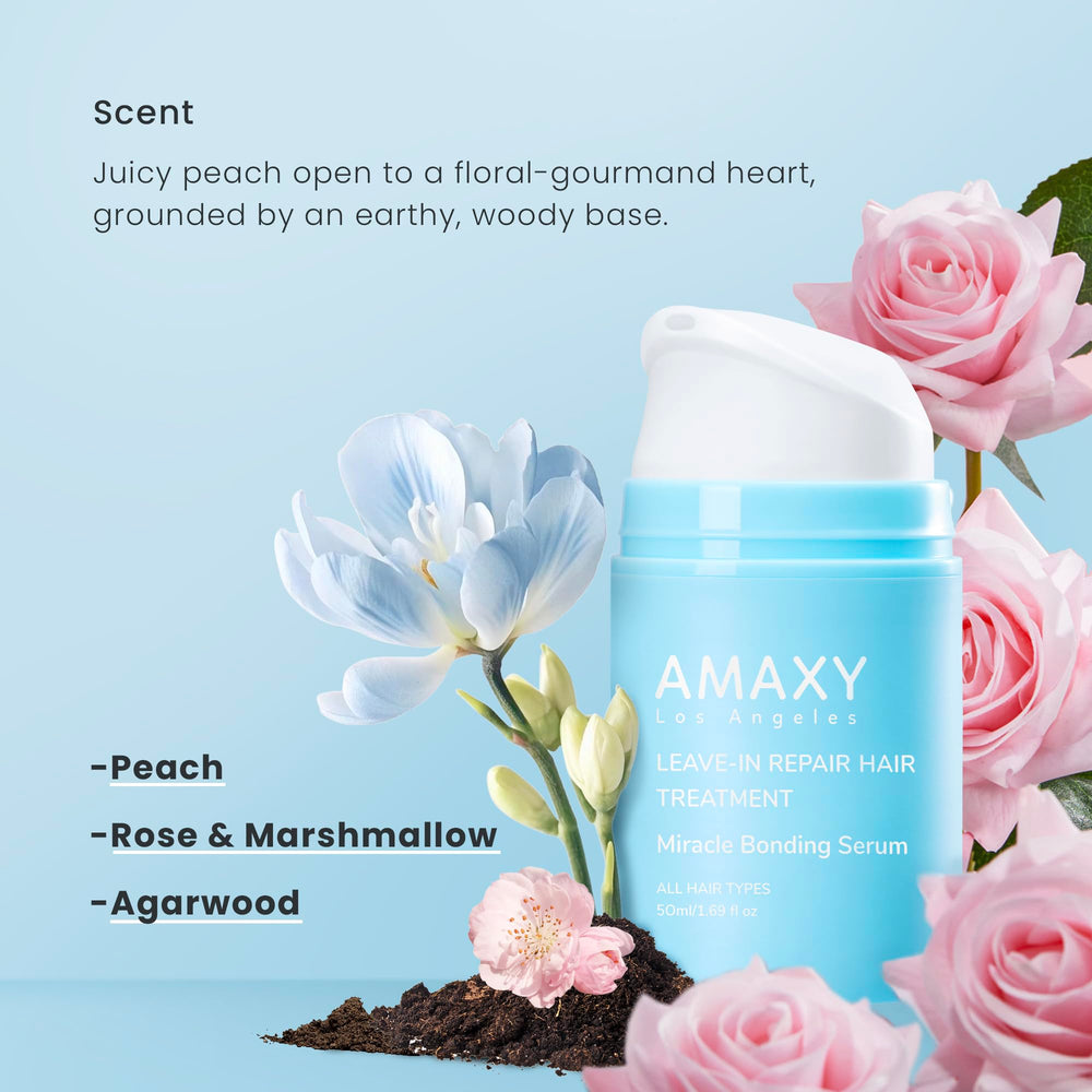 AMAXY Miracle Bonding Serum: libre de sulfatos y crueldad para cabello teñido.
