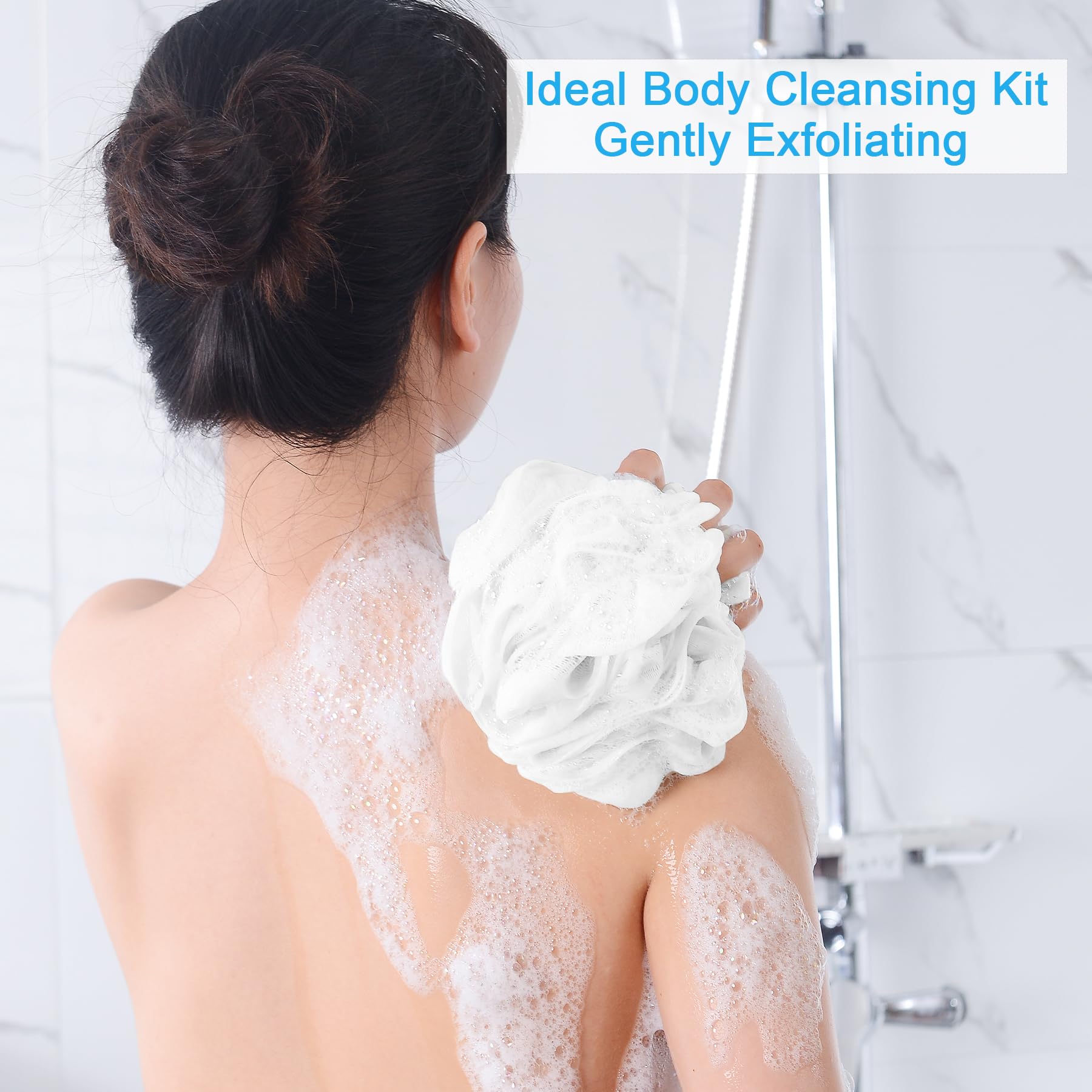 AmazerBath diseño de nudo reforzado mejora la durabilidad durante el uso
