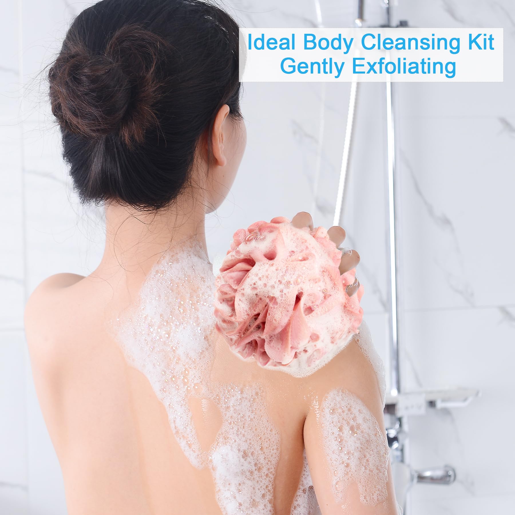 AmazerBath espuma densa para una limpieza suave y efectiva.