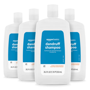 Amazon Basics: botella frontal, champú anticaspa para controlar picor y descamación.