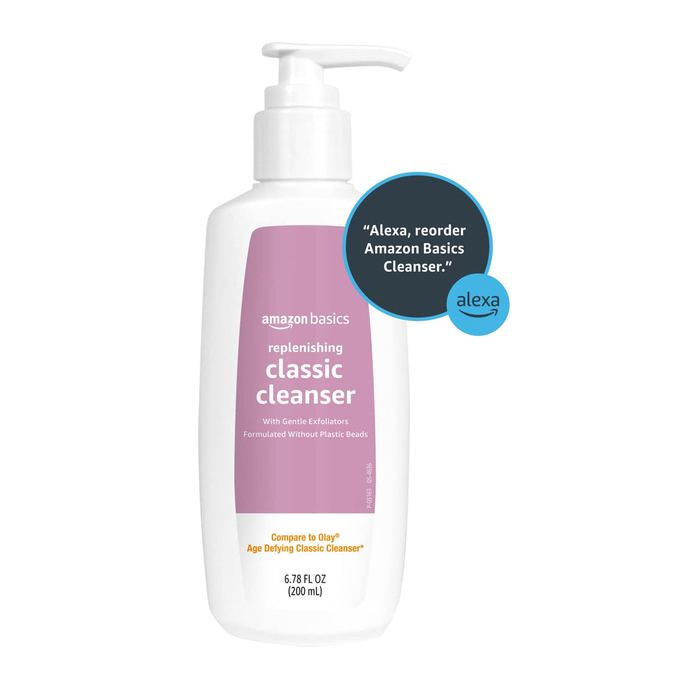 Botella compacta de Amazon Basics, ideal para el baño.