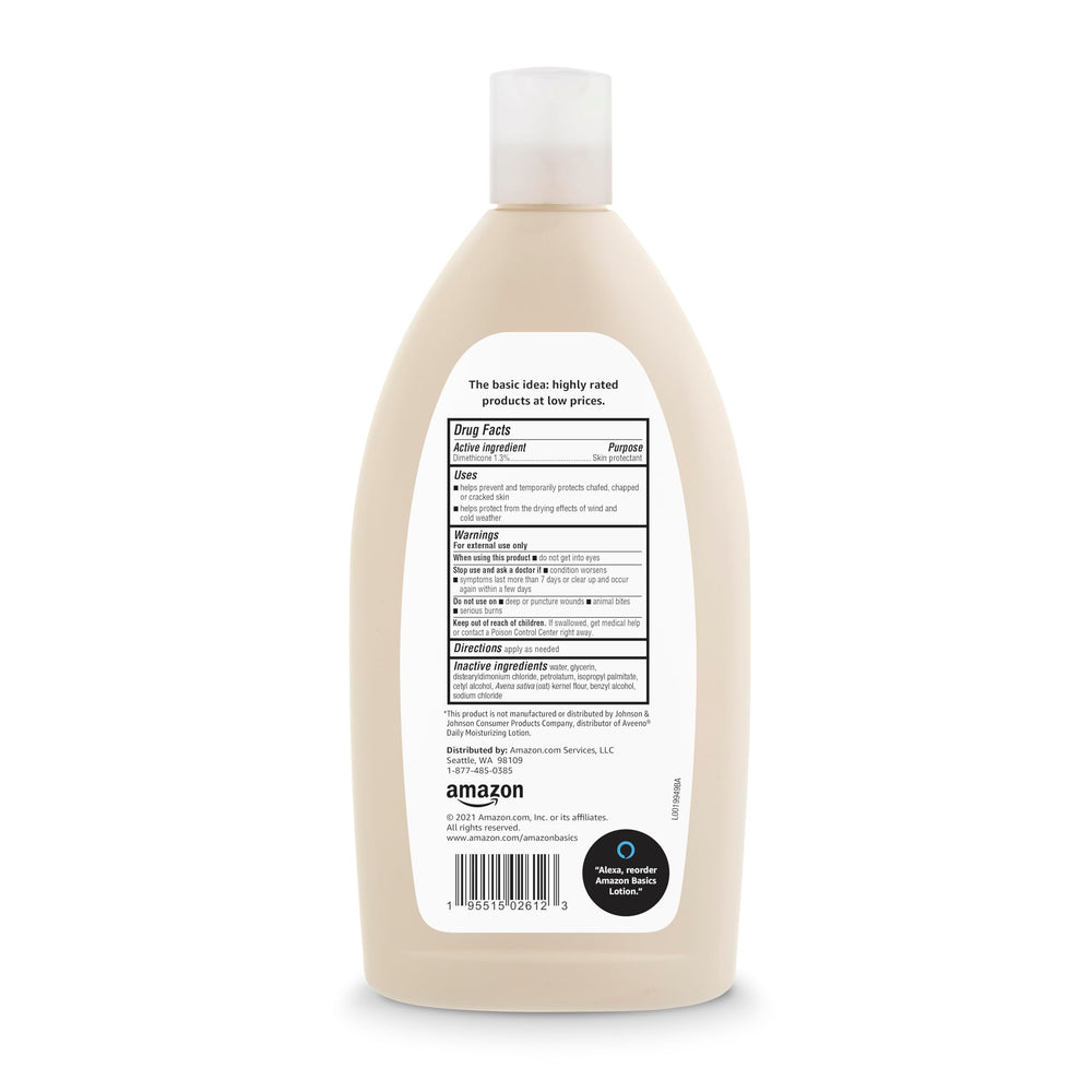 Crema de absorción rápida de Amazon Basics para piel sensible tras la ducha