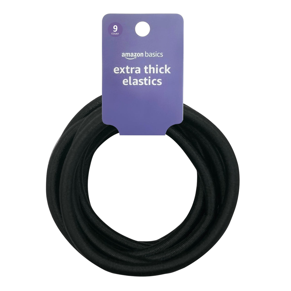 Amazon Basics XL elastico-pelo-grueso-sin-dano: sujeción suave para peinados duraderos.