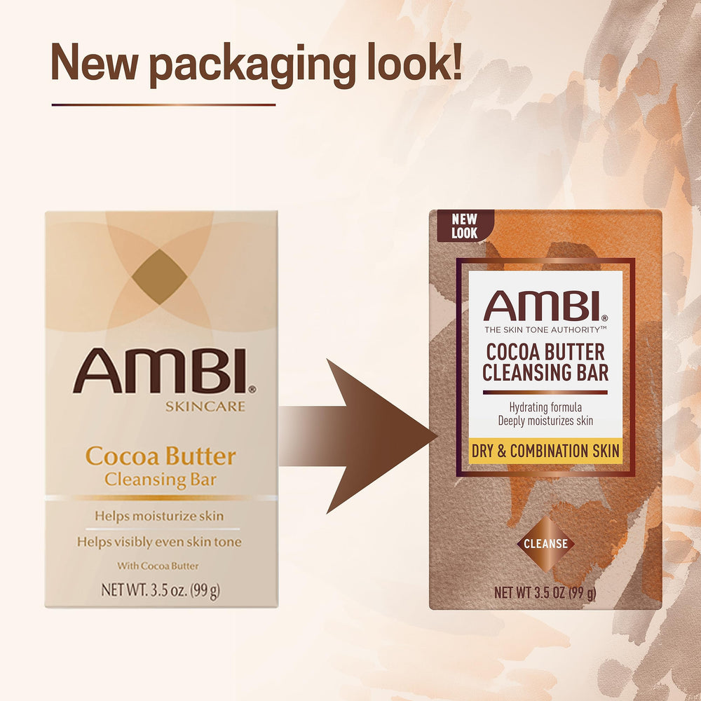 Ambi barra jabón manteca cacao, tono más uniforme en la piel