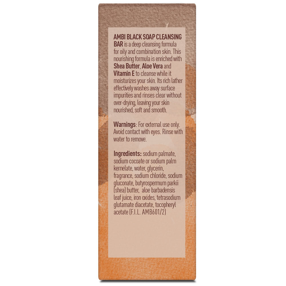 Ambi jabon negro karite aplicacion en ducha para piel suave.