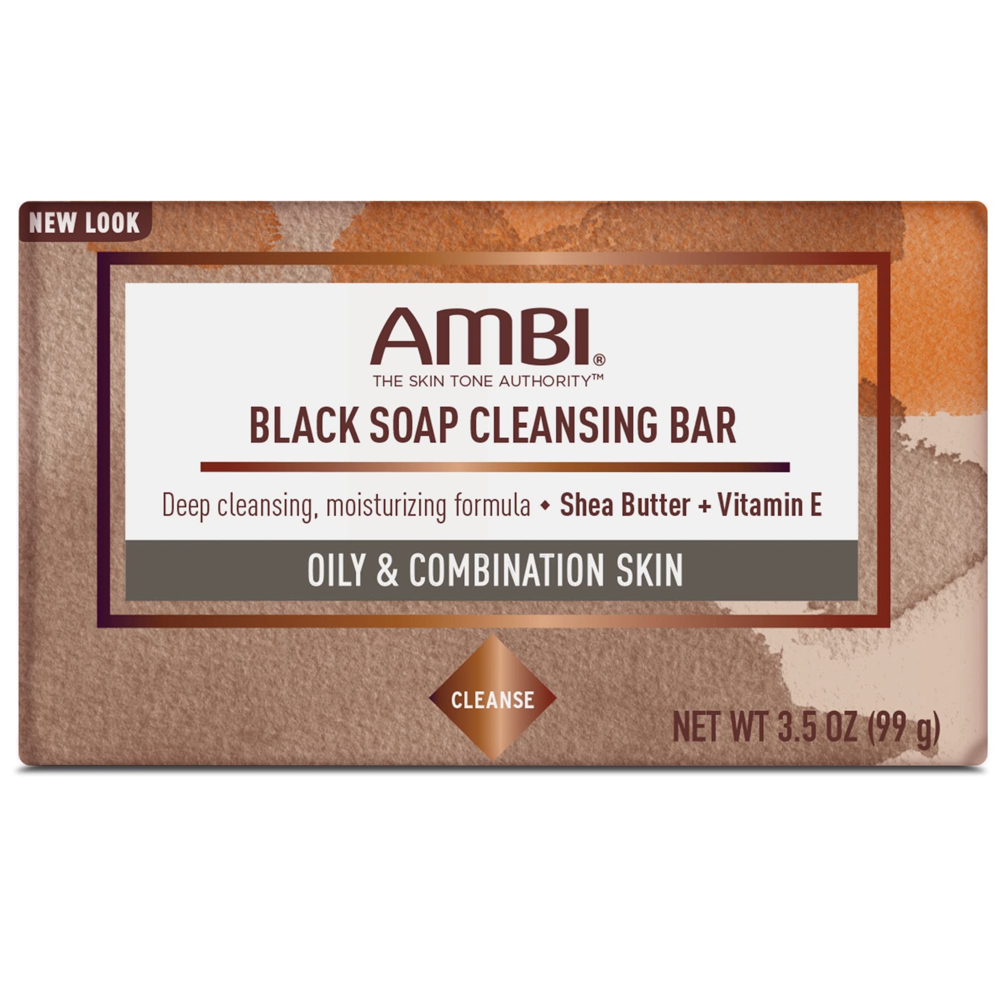 Ambi jabon negro karite espuma delicada para uso diario.